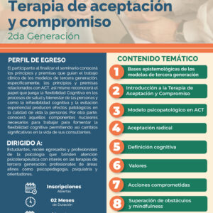 Seminario Online: Terapia de aceptación y compromiso G2