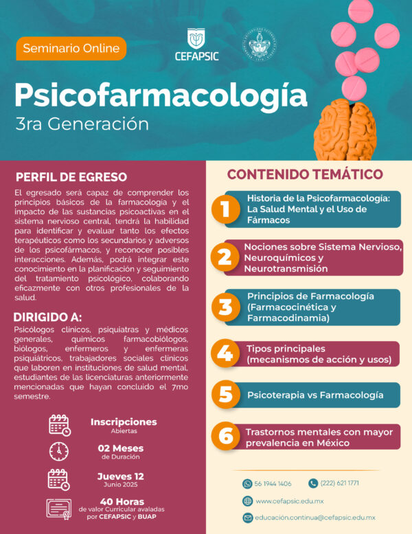 Seminario Online: Psicofarmacología G3